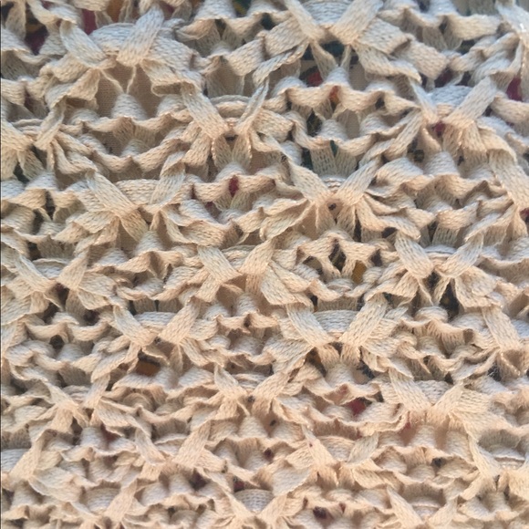 Dana Buchman nubby oatmeal colored 3-/4 sleeve cardigan  chunky knit ,HP25x2 - Picture 3 of 9